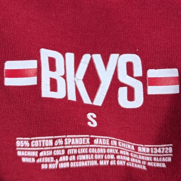 BKYS The Ruler T-Shirt Men’s S Red Graphic Cartoon Crown Diamond Streetwear Tee - Picture 3 of 4